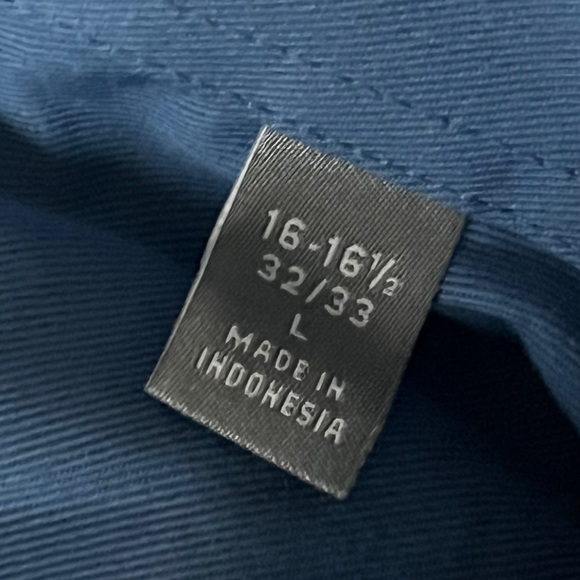 Michael Kors Slate Blue Button Down Long Sleeve Shirt Sz L NWT - Picture 11 of 16